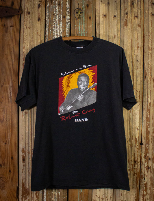 Vintage Robert Cray Band Shame And A Sin Concert T Shirt 1993-94 Black Large