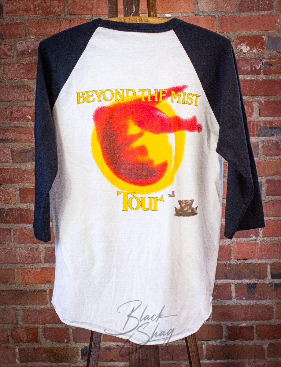 Vintage Robin Trower Beyond the Mist Raglan Concert T Shirt 80s Medium