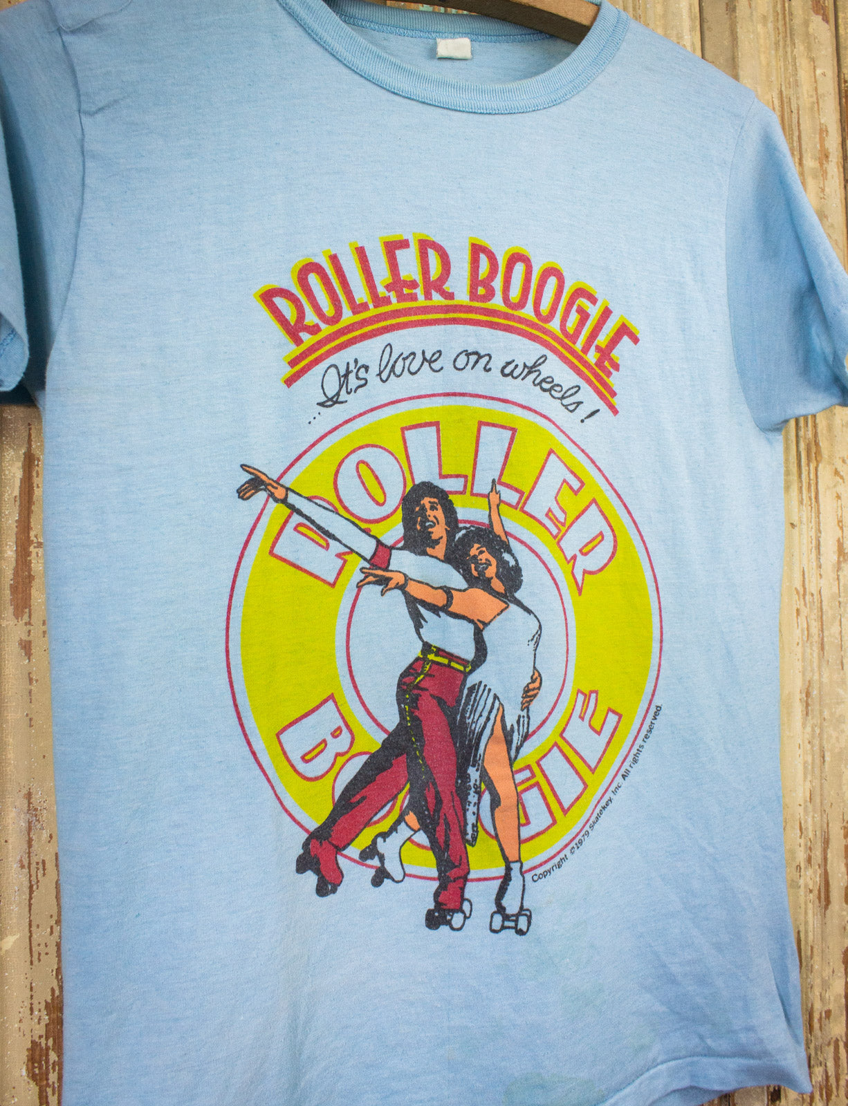 Vintage Roller Boogie Graphic Movie T Shirt 1979 Medium