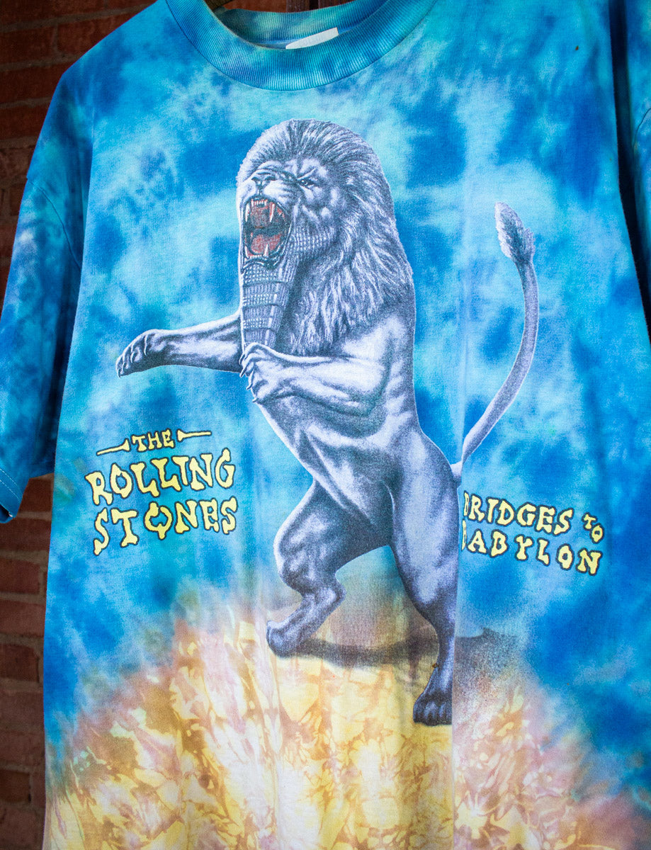 Vintage Rolling Stones Bridges to Babylon Concert T Shirt 1997 Tie