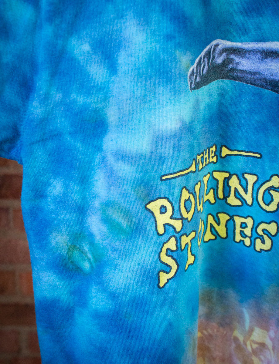 Vintage Rolling Stones Bridges to Babylon Concert T Shirt 1997 Tie Dye XL
