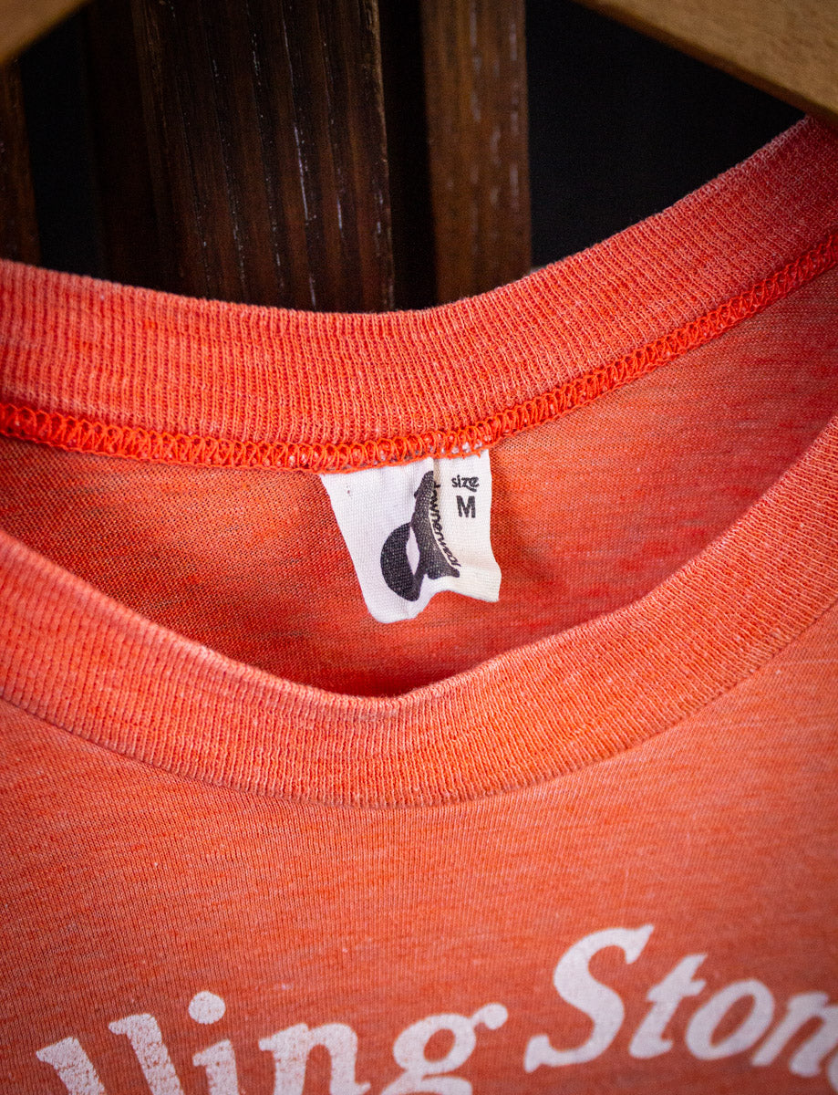 Vintage Rolling Stones New Orleans Concert T Shirt 1978 Orange XS