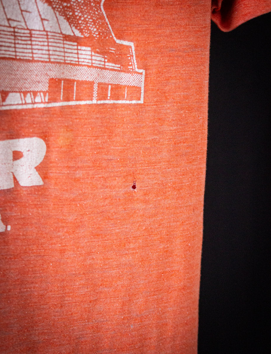 Vintage Rolling Stones New Orleans Concert T Shirt 1978 Orange XS