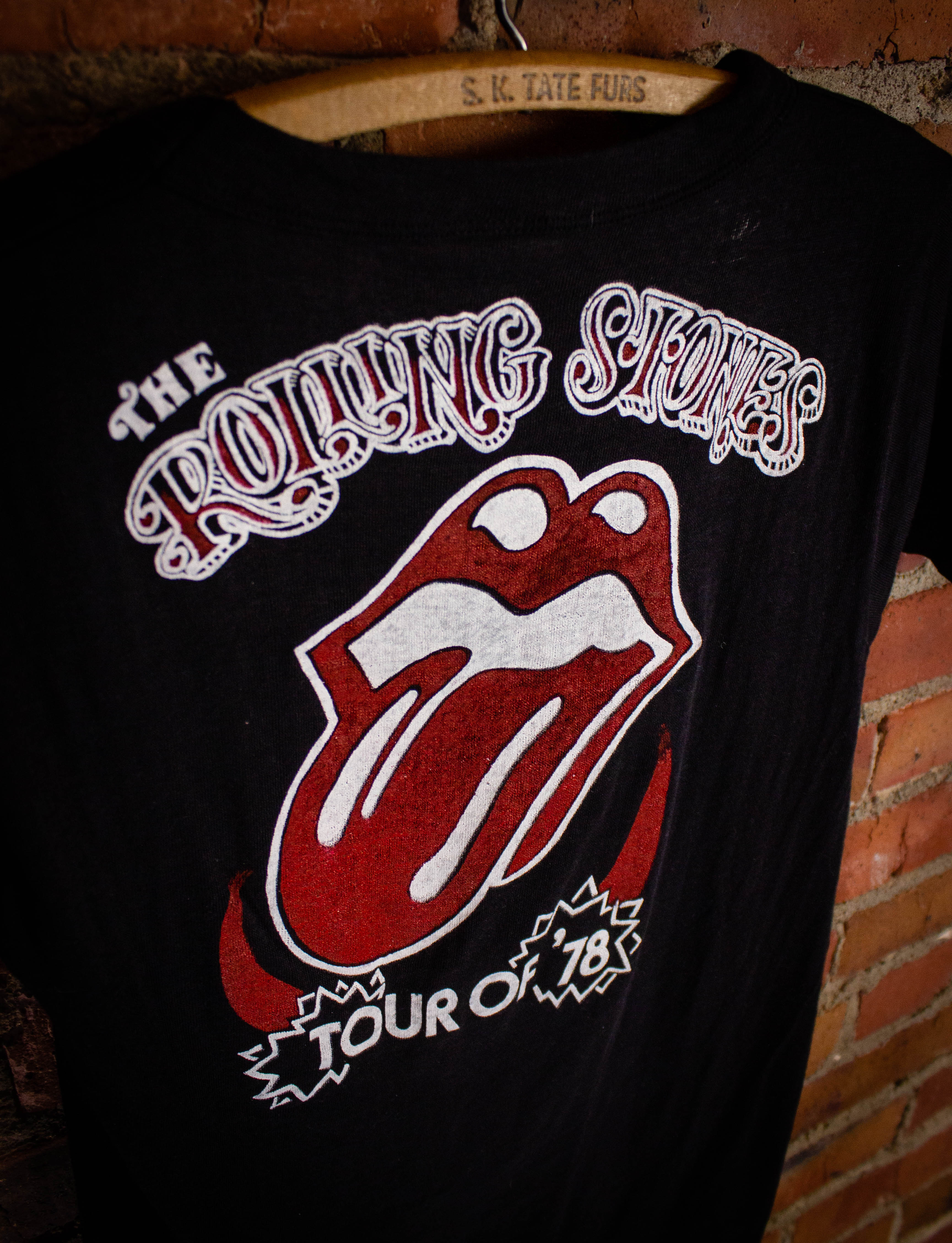 Vintage Rolling Stones Tour of '78 Concert T Shirt 1978 Black XS – Black  Shag Vintage