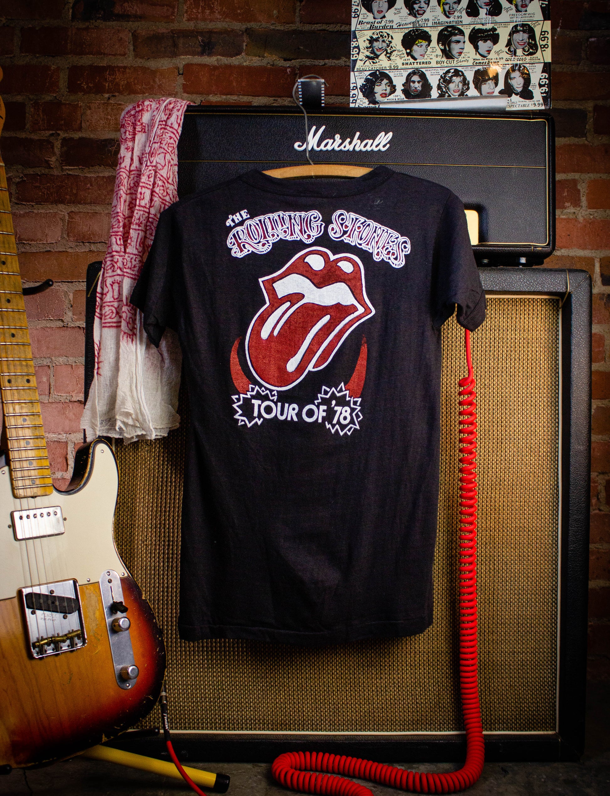 Vintage Rolling Stones Tour of '78 Concert T Shirt 1978 Black XS
