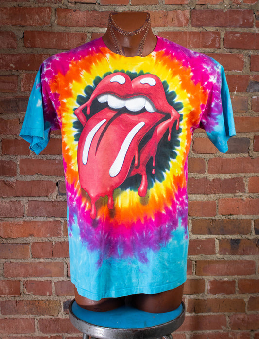 Vintage Rolling Stones Tye Dye Concert T-Shirt 1994 Large