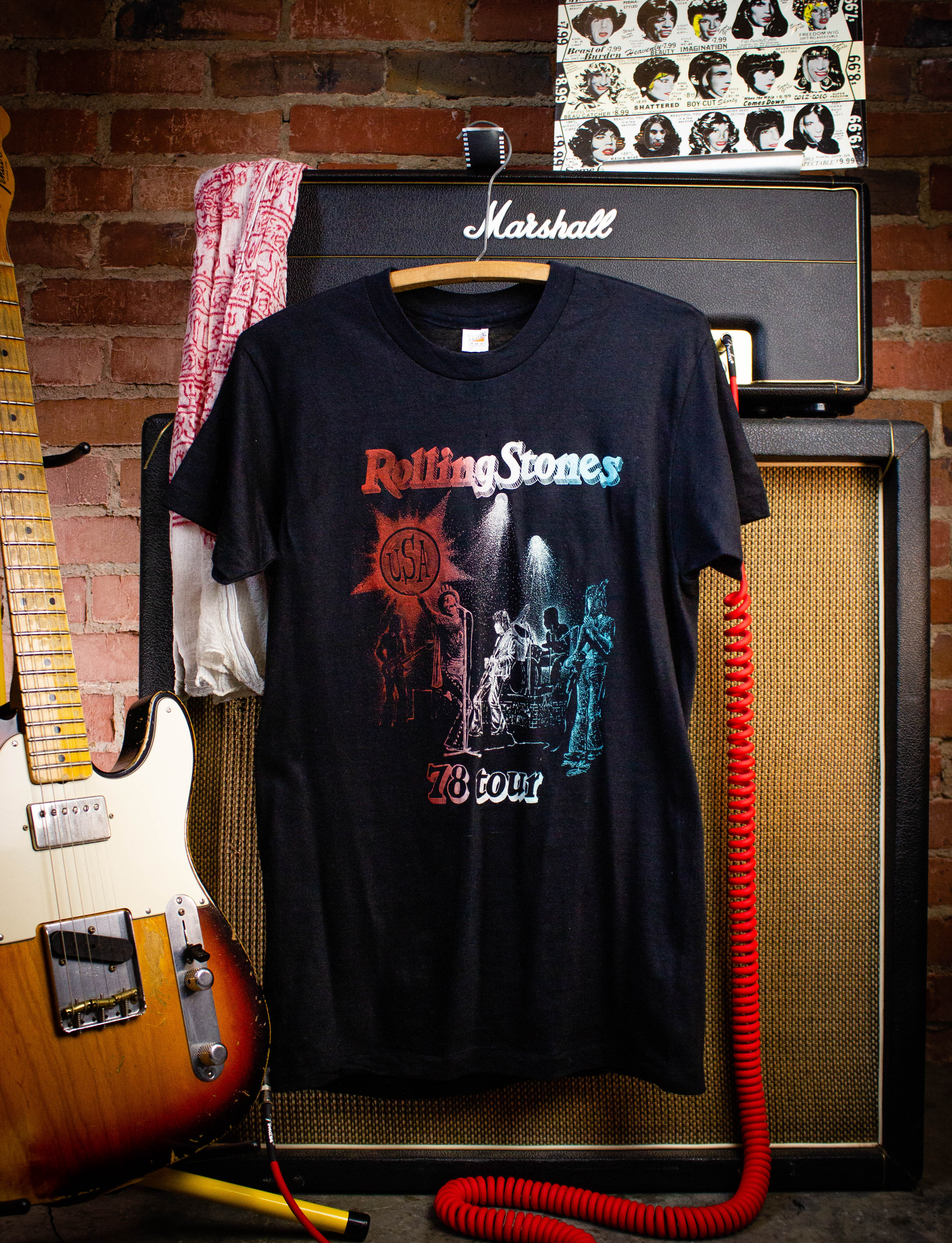 Vintage 2005 The Rolling Stones Rock purchases & Roll Music Emo Goth Grunge Tour T-Shirt