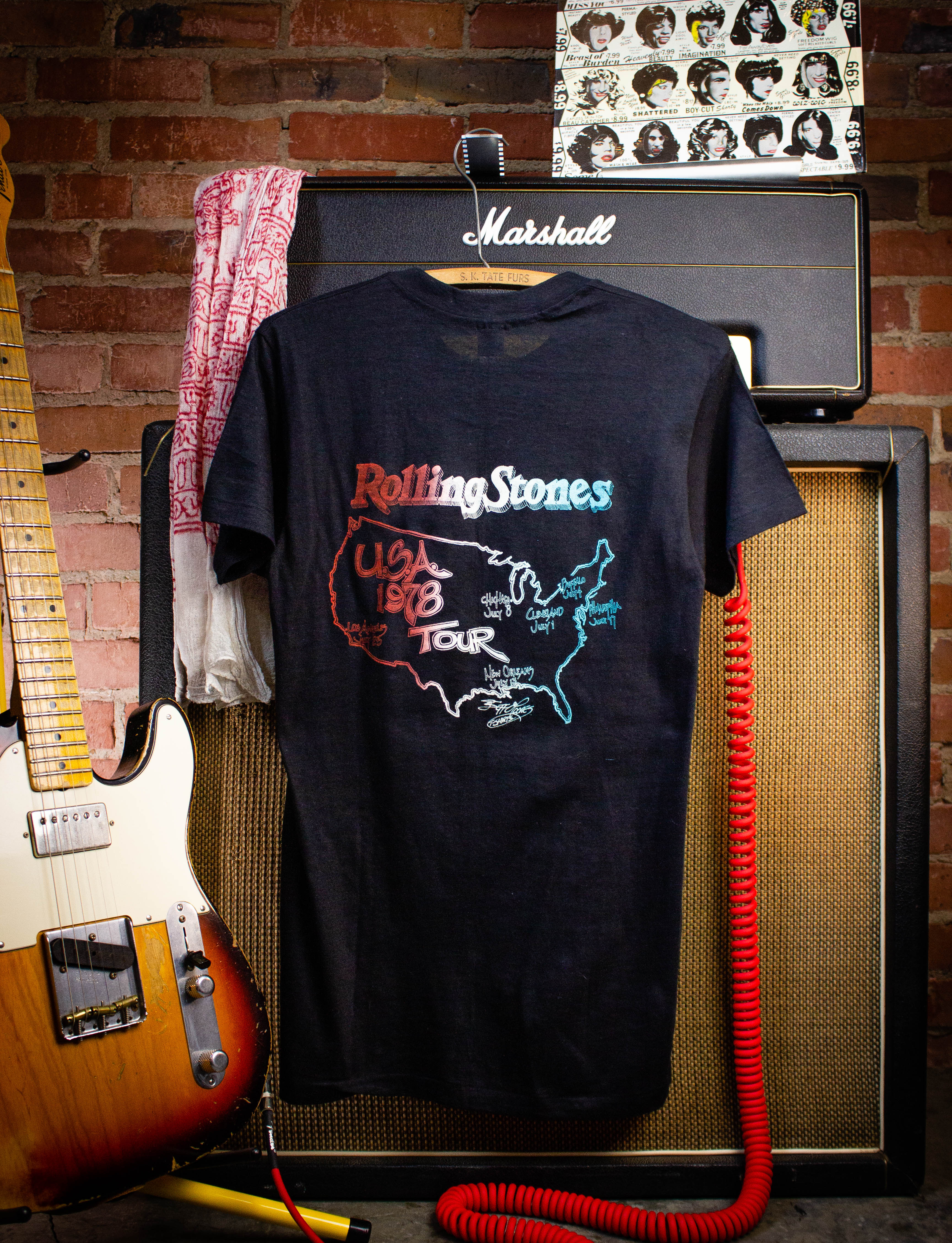 Vintage Rolling Stones Some Girls USA Tour Concert T Shirt 1978 Small