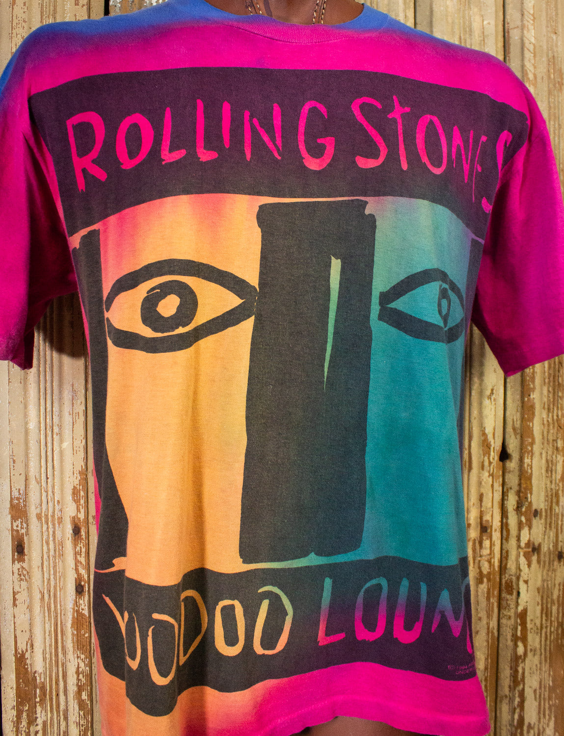 Vintage Rolling Stones Voodoo Lounge Concert T Shirt 1994 Tie Dye XL