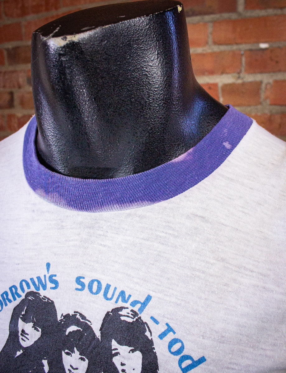 Vintage Ronettes Tomorrow's Sound Today Ringer Concert T Shirt 60s White Small