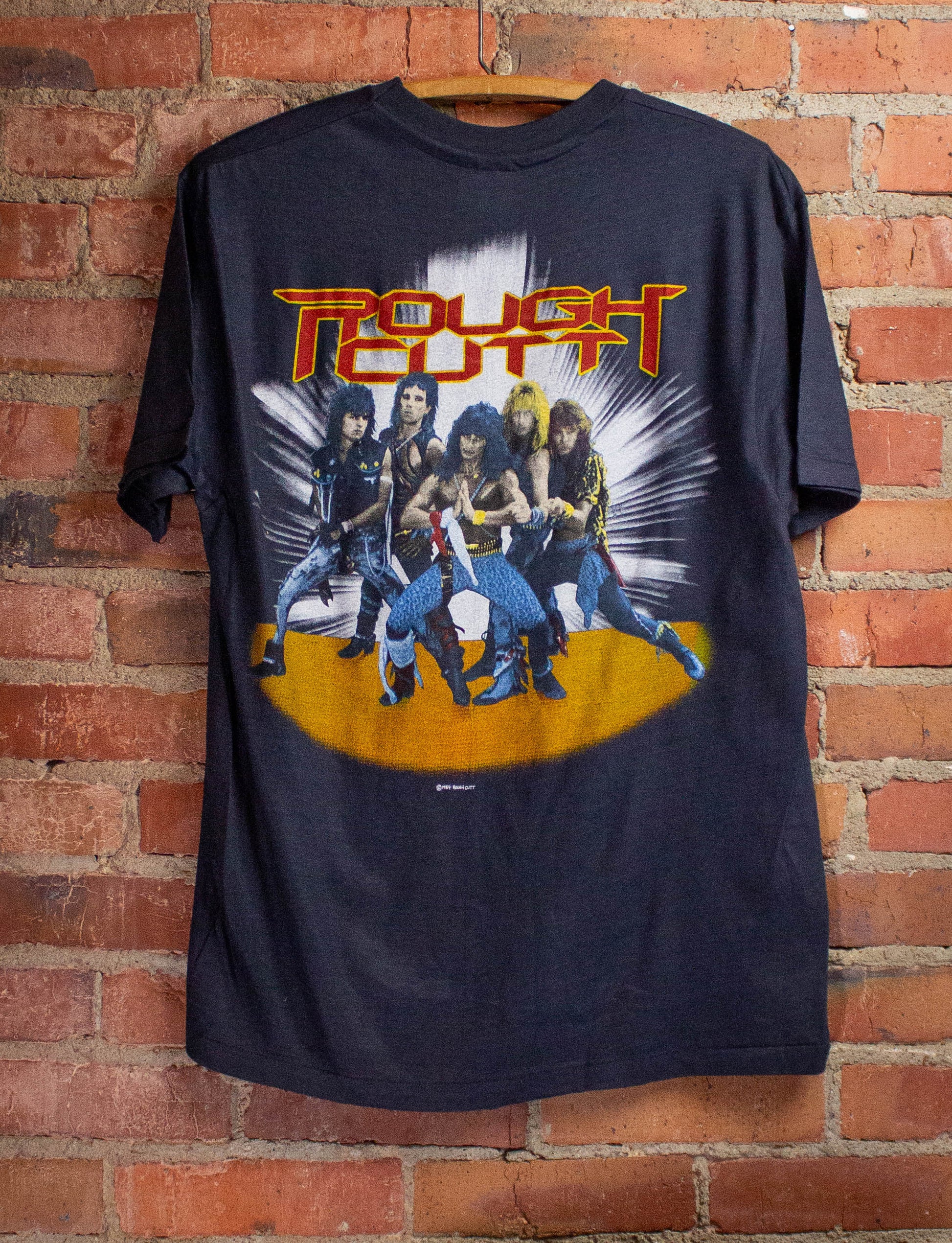 Vintage Rough Cutt Eat Your Heart Out Concert T-Shirt 1984 M