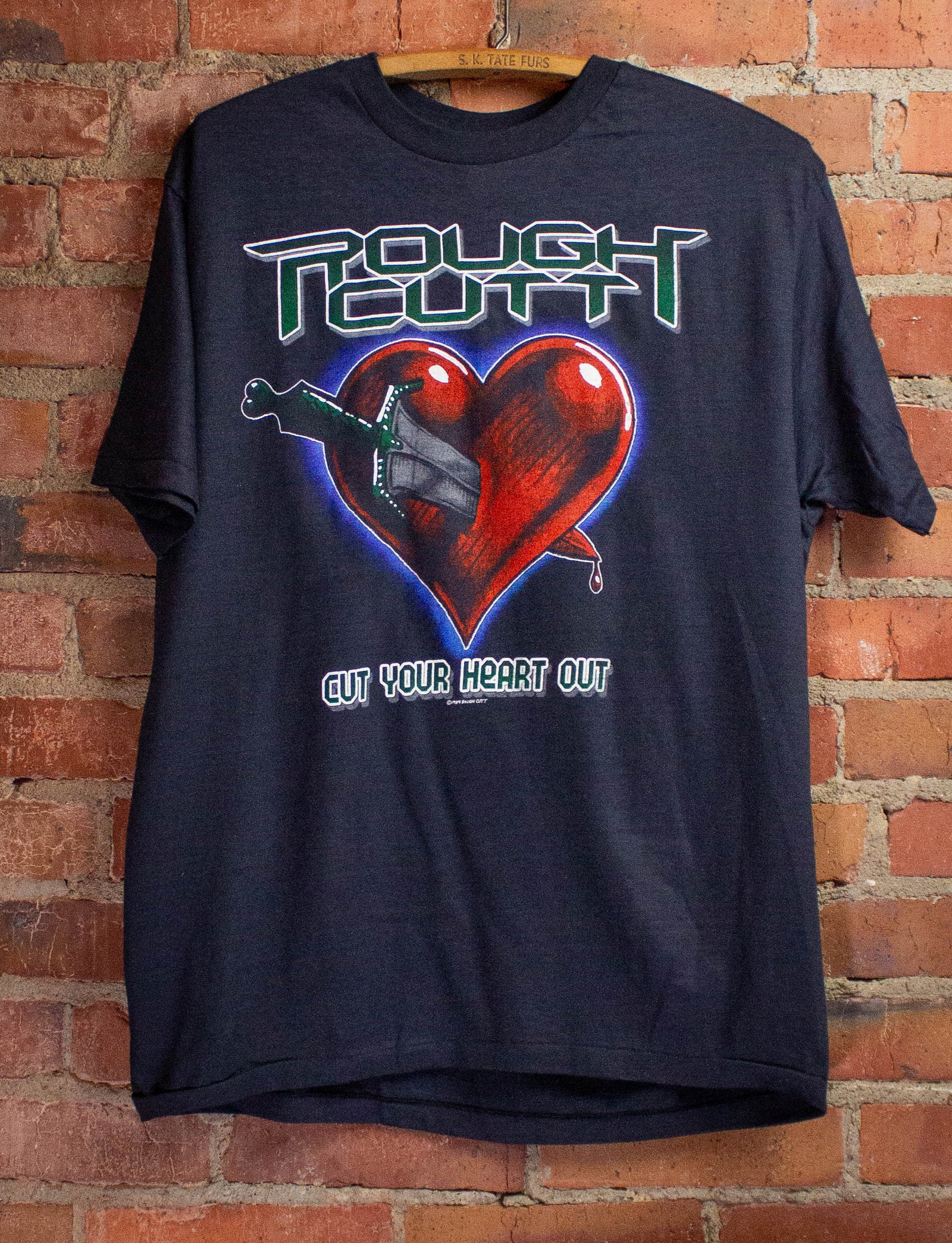 Vintage Rough Cutt Eat Your Heart Out Concert T-Shirt 1984 M