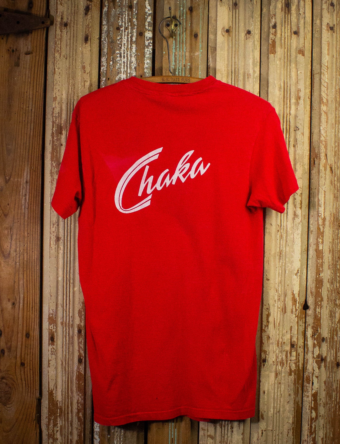 Vintage Rufas Chaka Khan Concert T Shirt 70s Red Medium