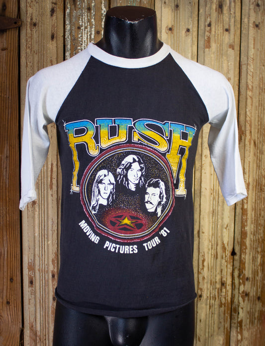 Vintage Rush Moving Pictures Tour Concert T-Shirt 1981 XS