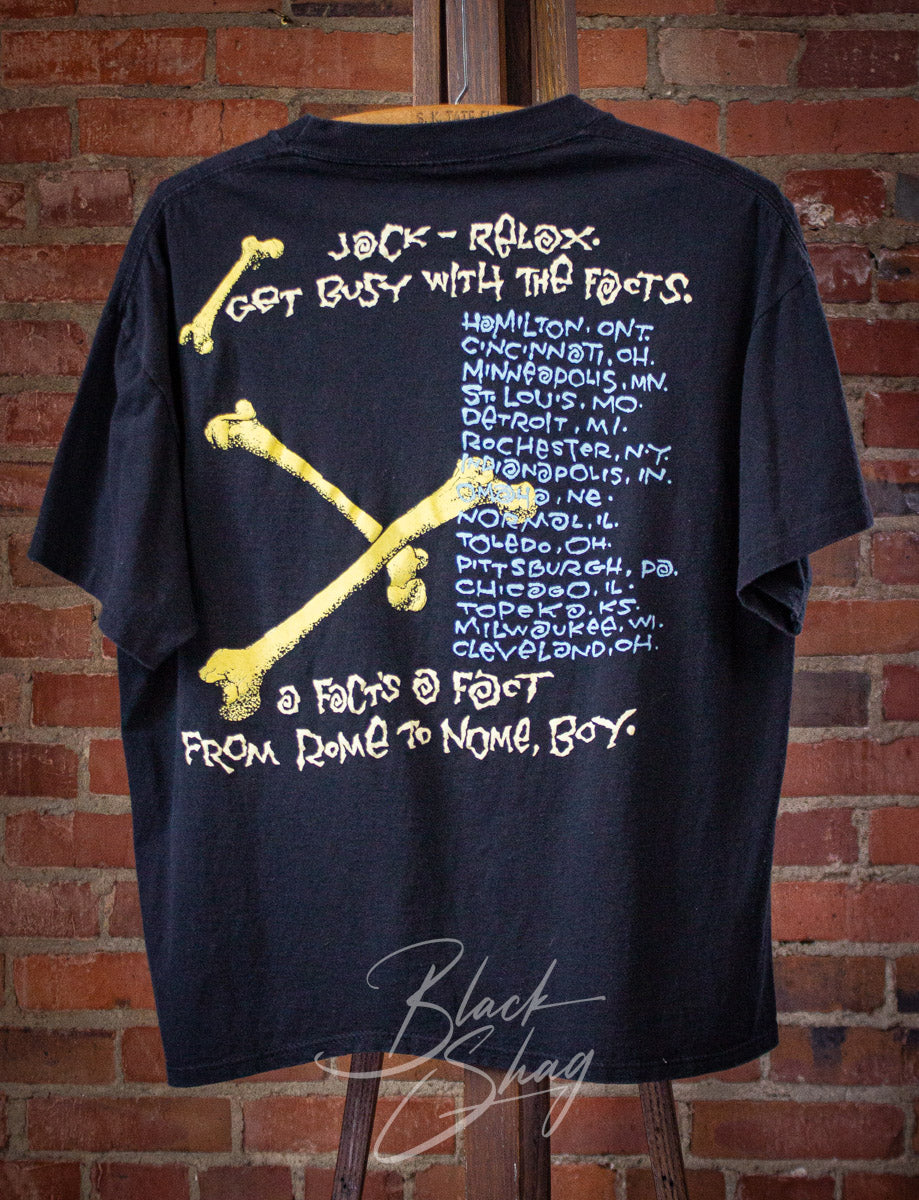 Vintage Rush Roll Them Bones Pushead Concert T Shirt 1991 Black Large