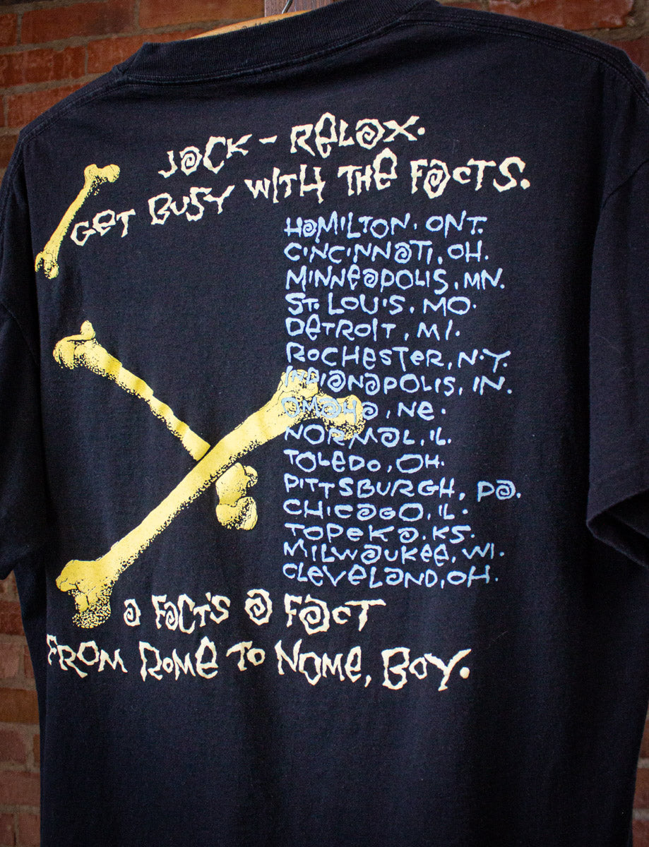 Vintage Rush Roll Them Bones Pushead Concert T Shirt 1991 Black Large