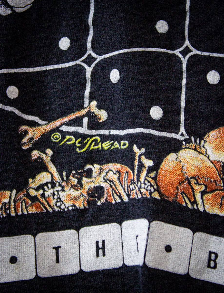 Vintage Rush Roll Them Bones Pushead Concert T Shirt 1991 Black Large