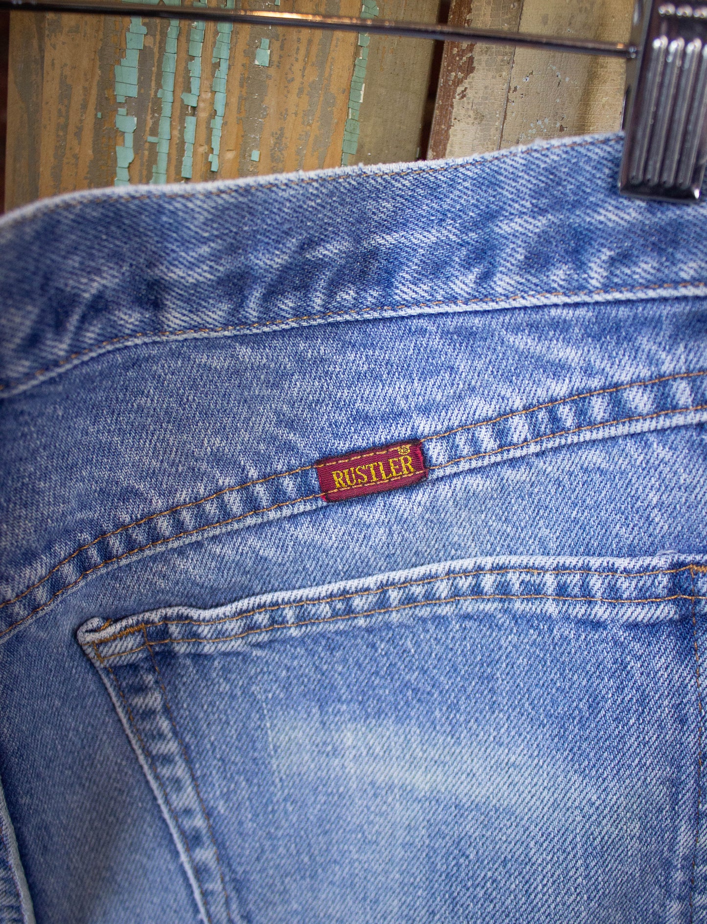 Vintage Rustler 90s Cutoff Denim Shorts Medium Wash 31w