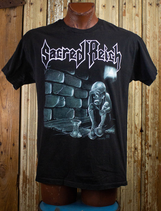 Vintage Sacred Reich Independent Concert T Shirt 1993 Black Large