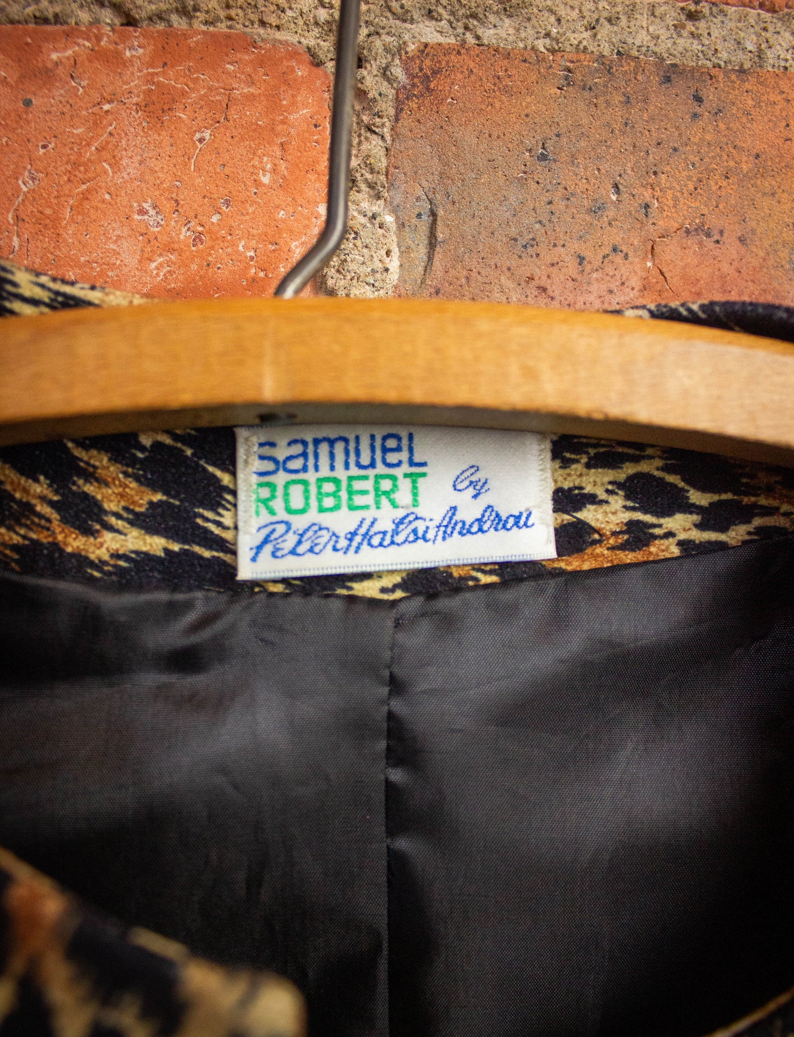 Vintage Samuel Robert Leopard Bolero 1990s M