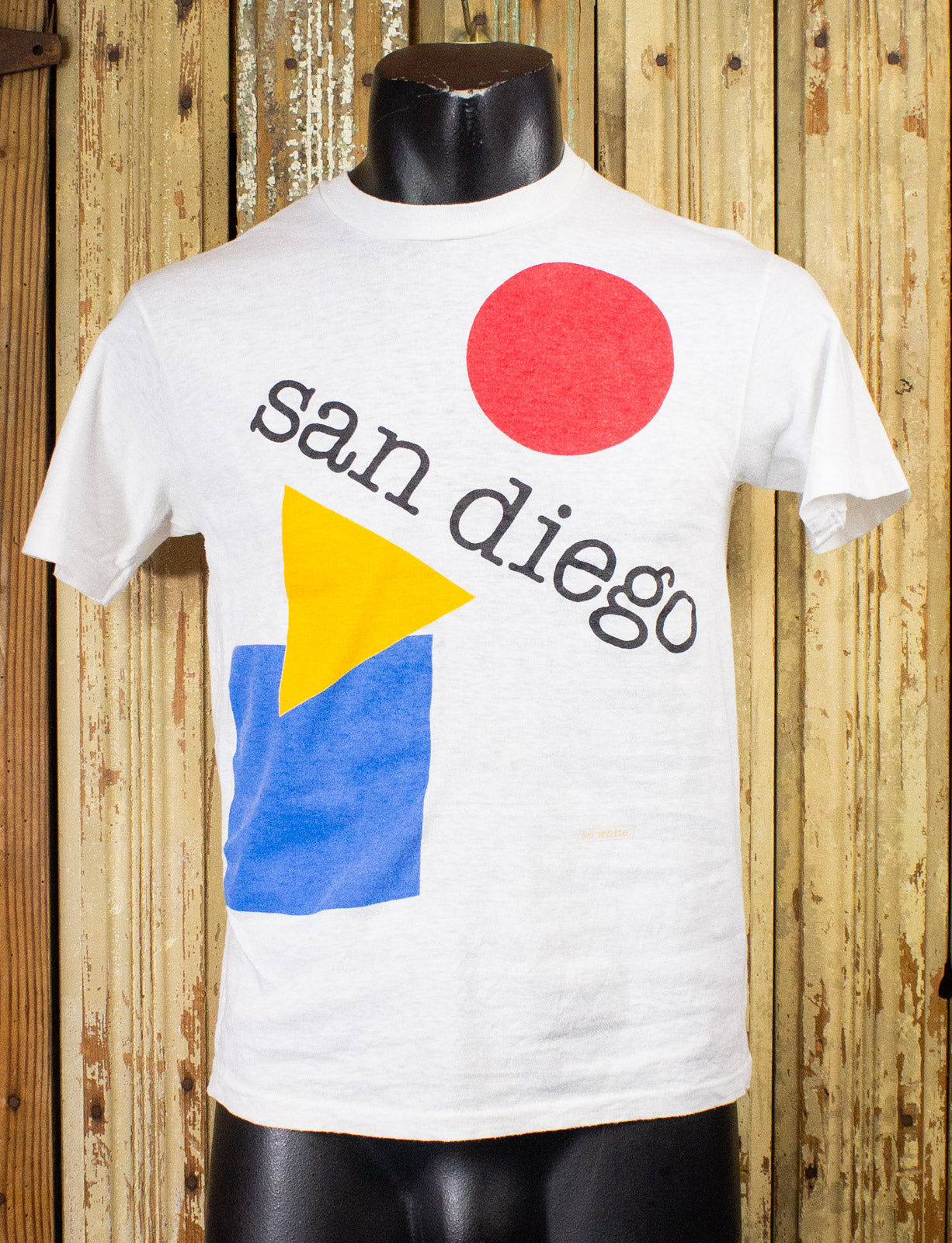 Vintage San Diego Souvenir Graphic T Shirt 80s White Small