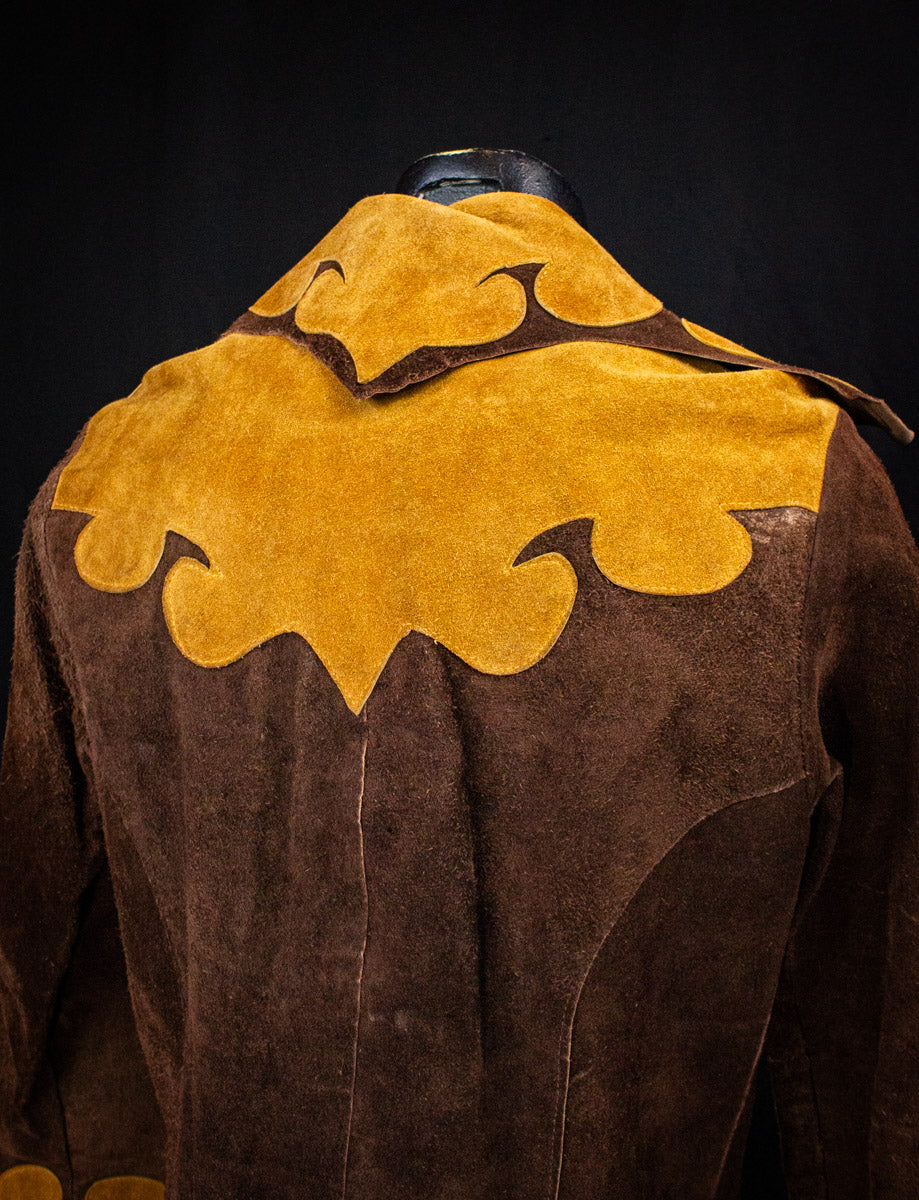 Vintage Santa Fe Leather Company Suede Jacket 70s Medium/Large