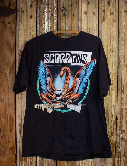 Vintage Scorpions Crazy World Concert T Shirt 1991 Black XL