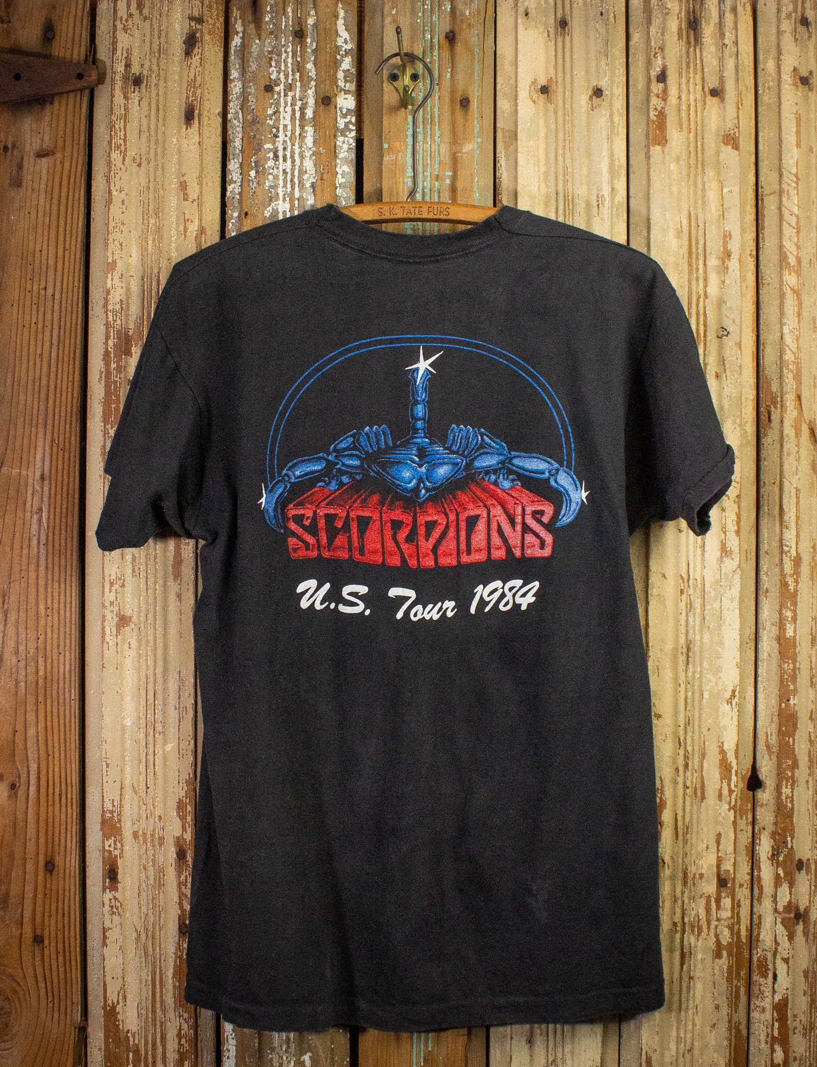 Vintage Scorpions Love At First Sting Concert T Shirt 1984 Black Medium