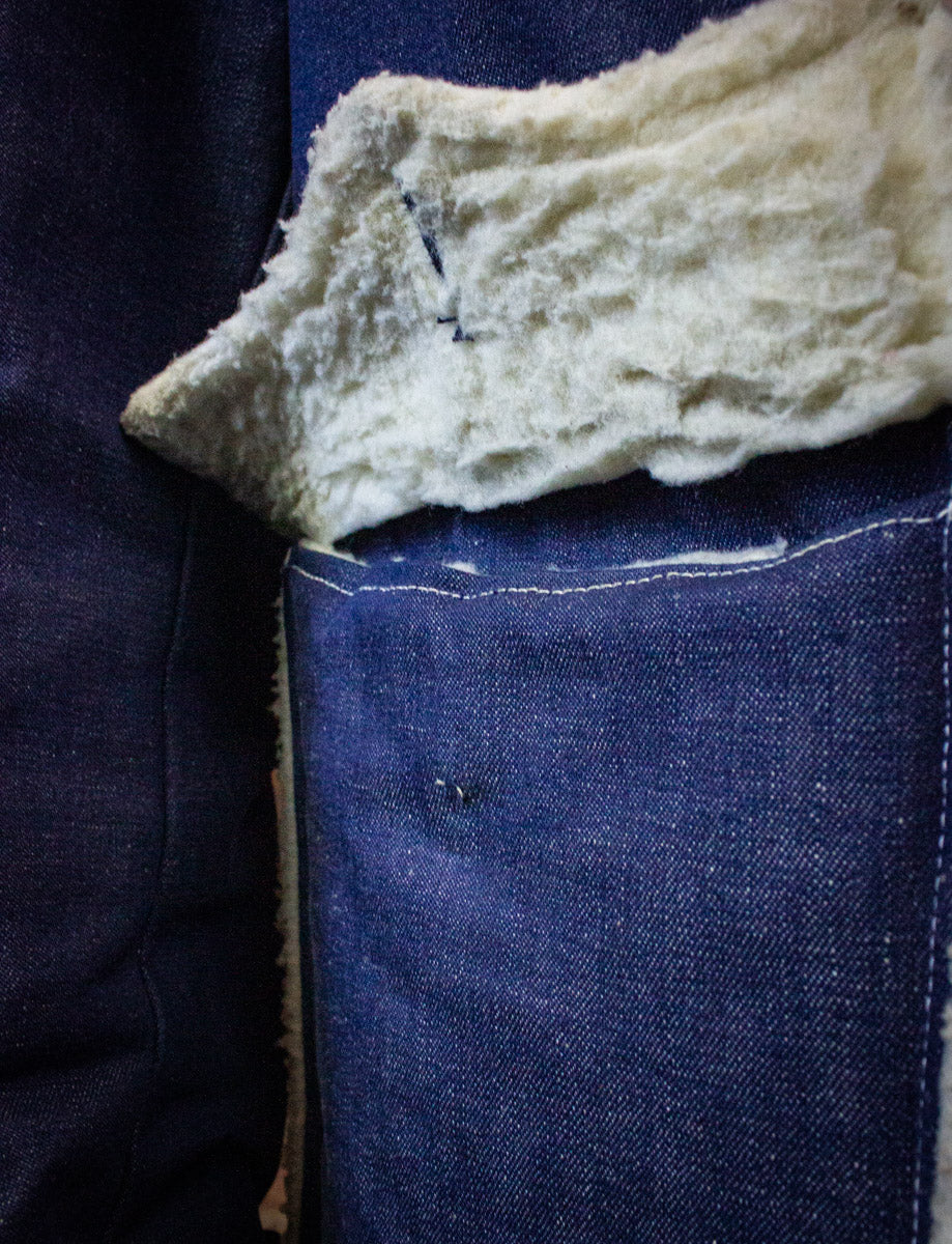 Vintage Sears Sportswear Sherpa Denim Jacket 70s