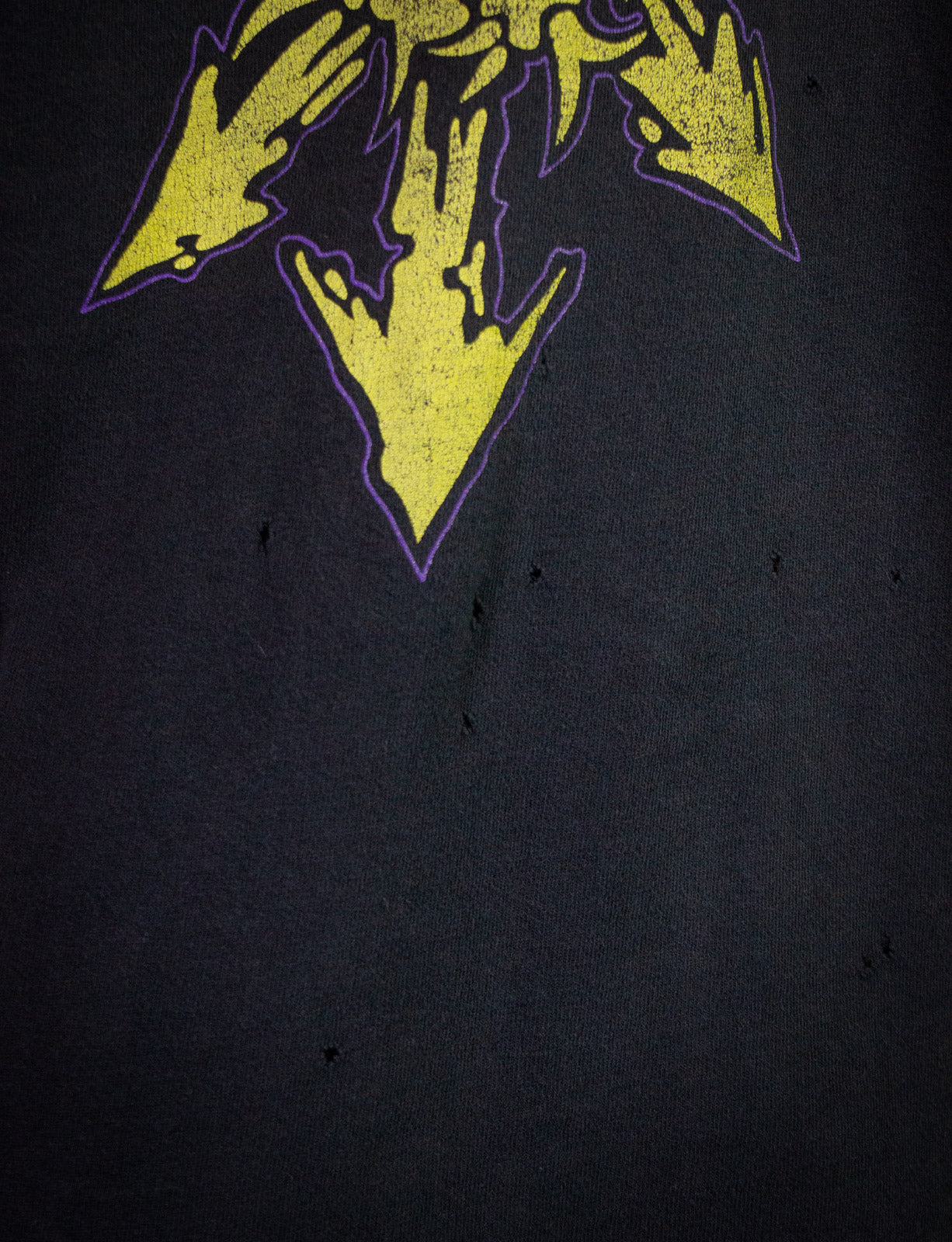 Vintage Sepultura Chaos A.D. Concert T Shirt Long Sleeve 1994 Black Large