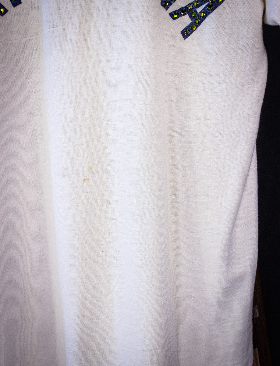 Vintage Sha-Na-Na Ringer Concert T Shirt 70s White/Red XS