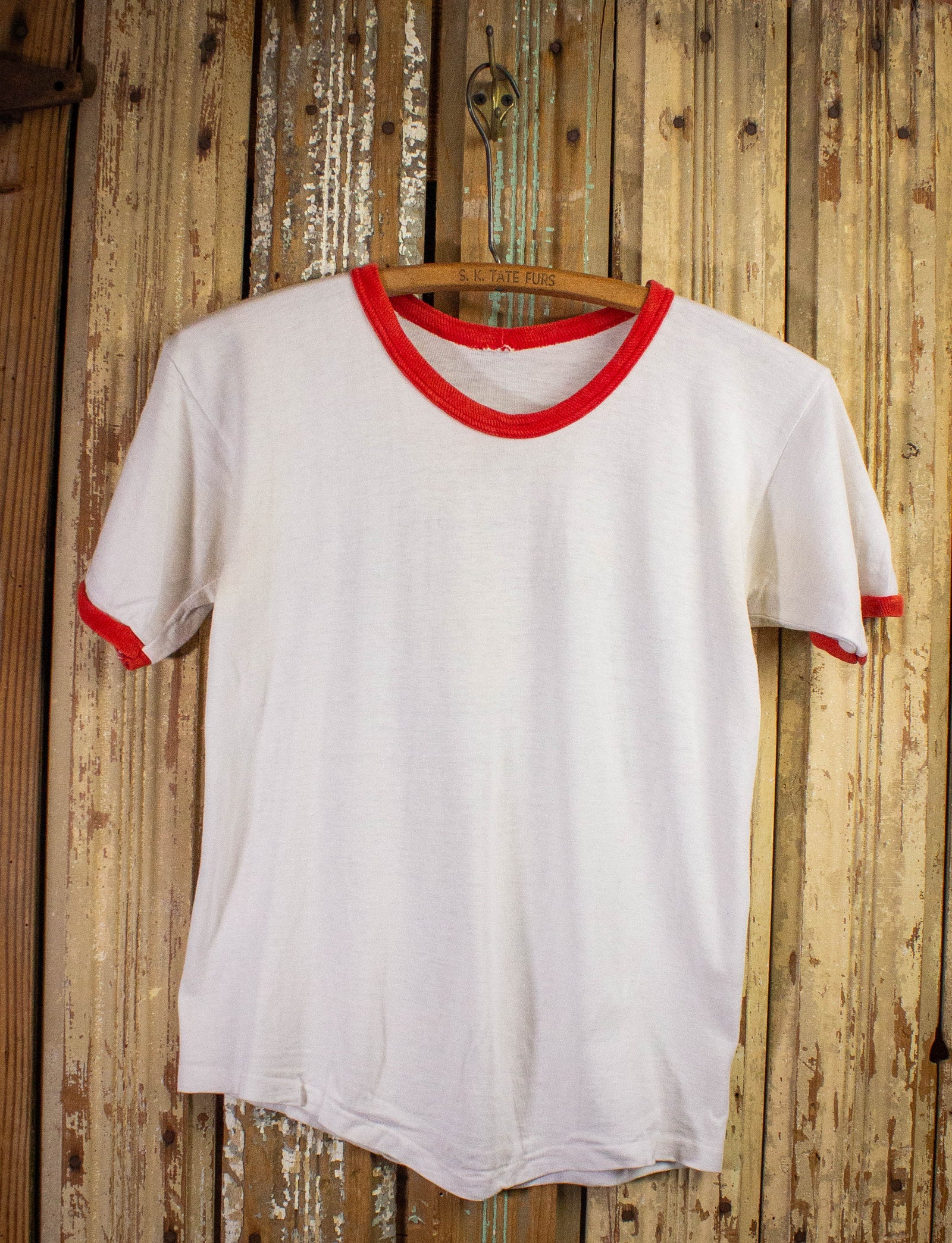 Vintage Sha-Na-Na Ringer Graphic T Shirt 70s White/Red XS