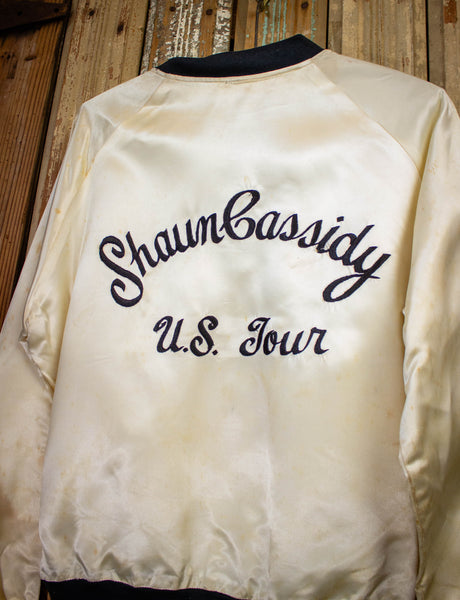 Vintage Shaun Cassidy US Tour Satin Tour Jacket 70s White Medium ...
