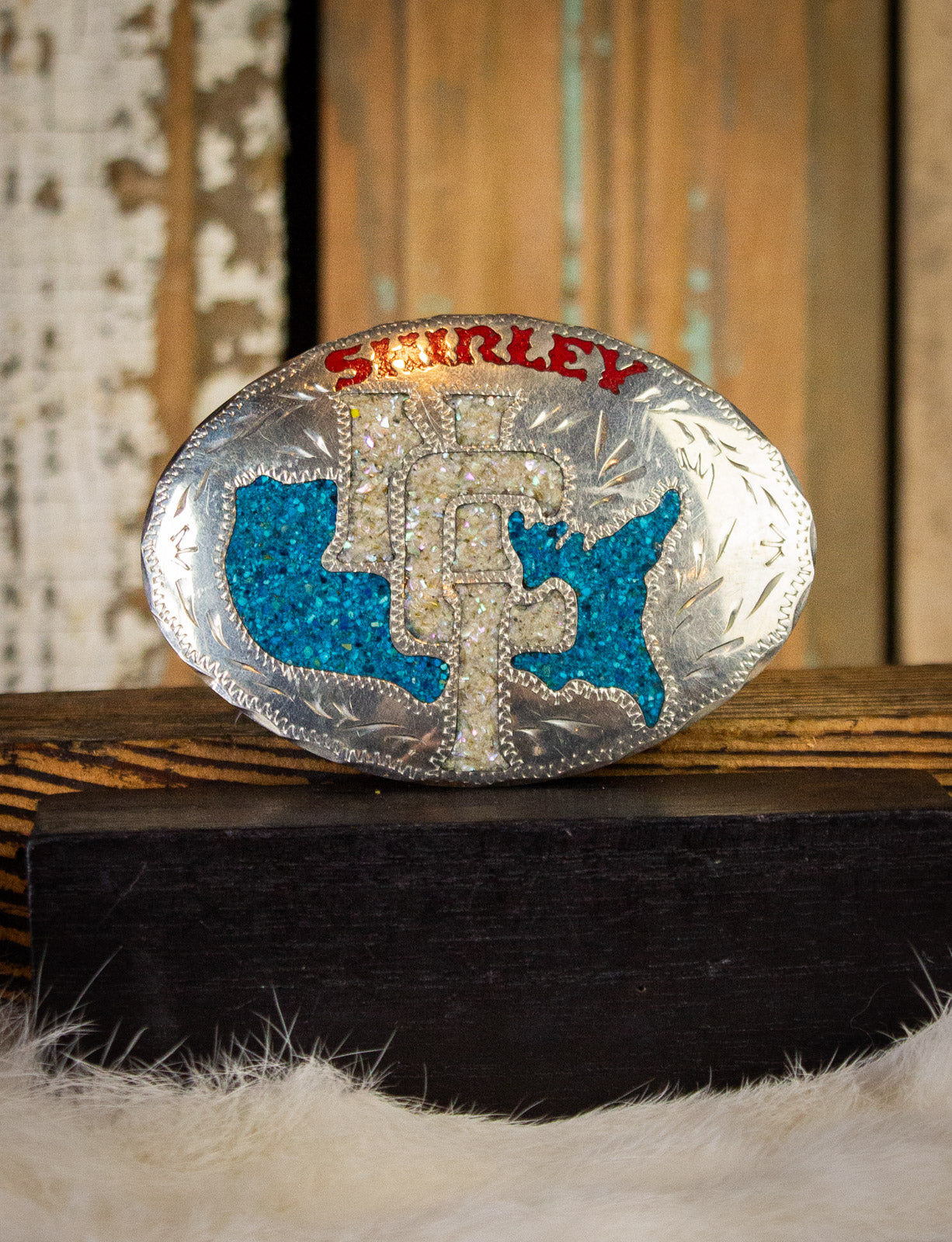 Vintage Shirley Belt Buckle