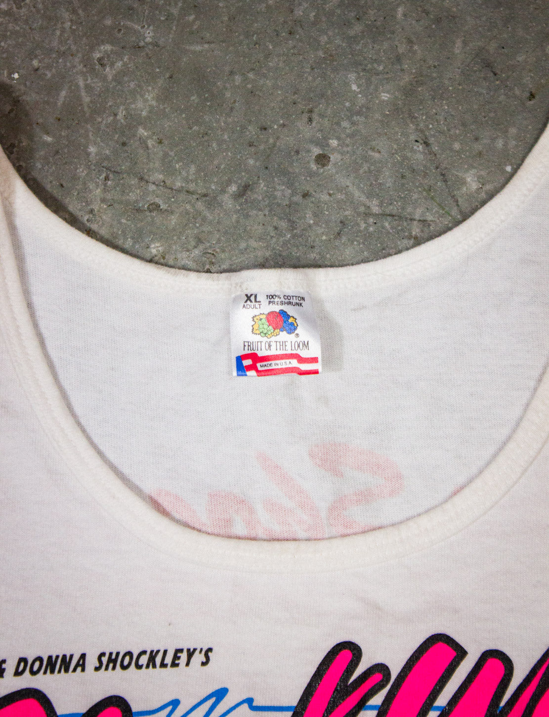 Vintage Shockwave Jet Truck Do Some Boosts Tank Top 90s White XL