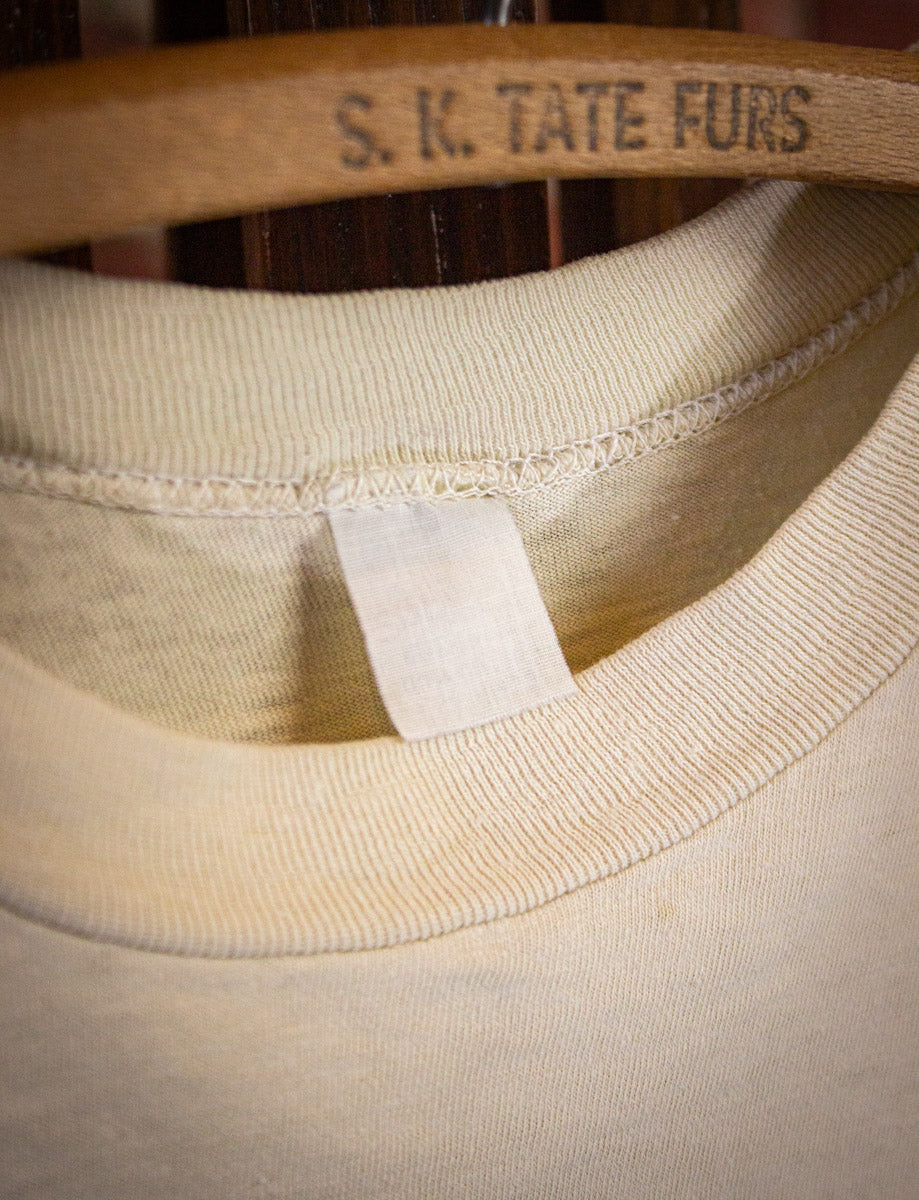 Vintage Showco CBS Convention Cut Off T Shirt 1978 Beige Small/Medium