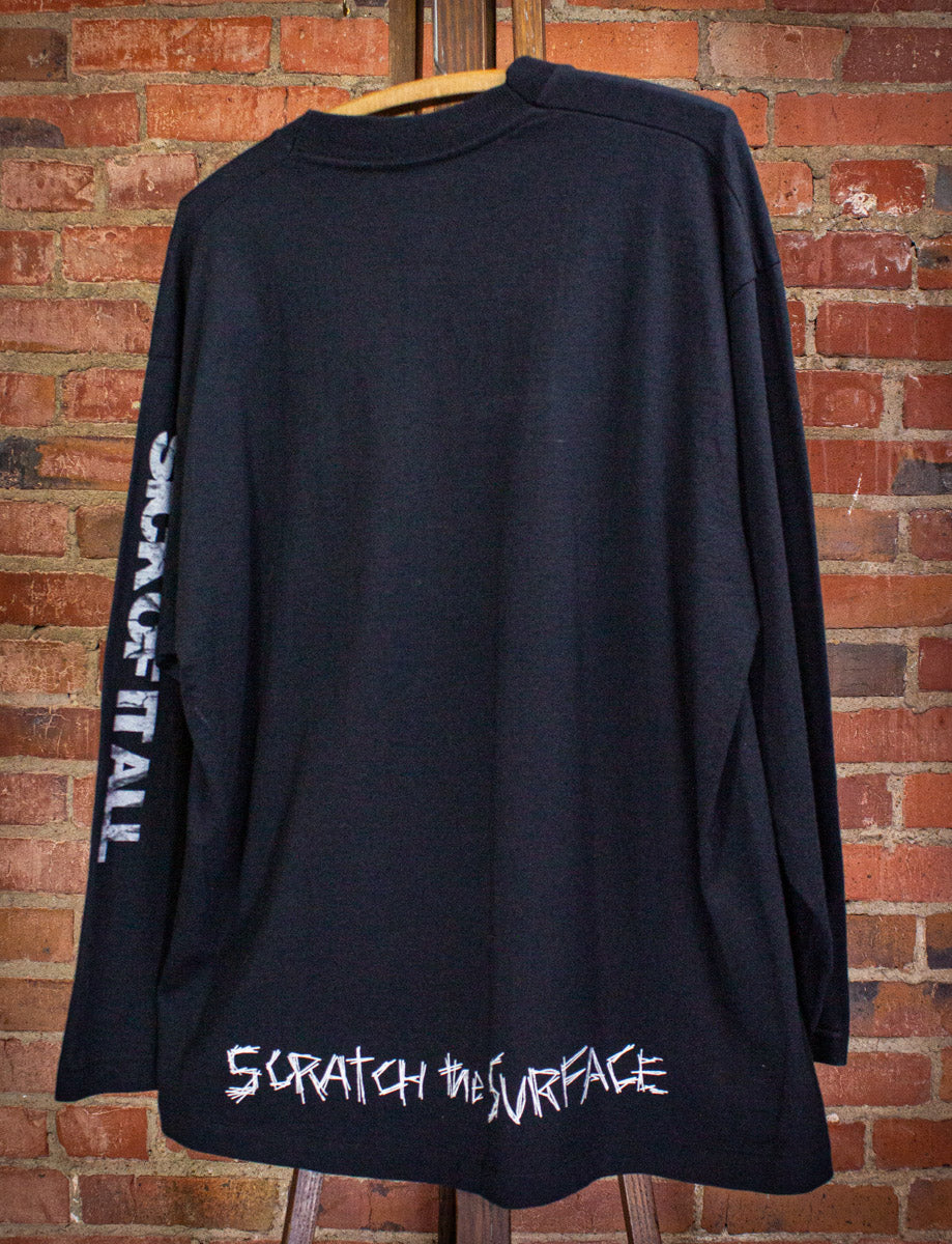 Vintage Sick Of It All Scratch The Surface Long Sleeve Concert T Shirt 1994 XL