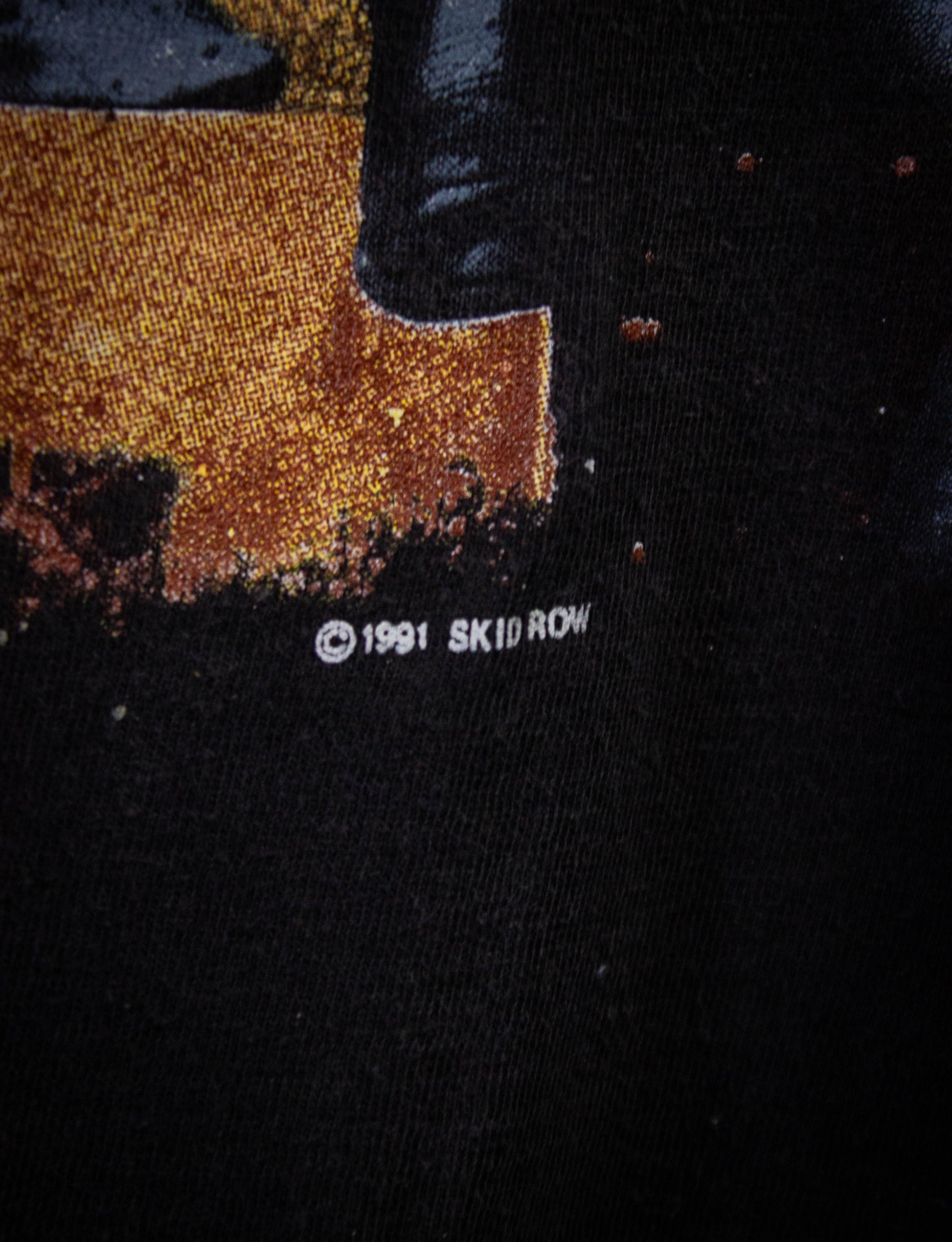 Vintage Skid Row America Tour Concert T Shirt 1991-92 Black XL