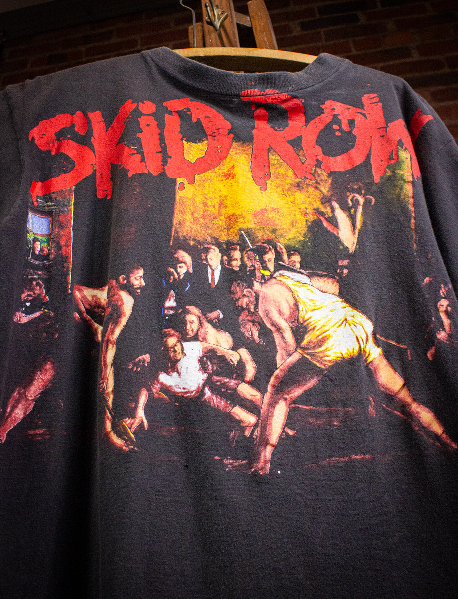 Vintage Skid Row Slave to the Grind Concert T Shirt 1991 Black Medium