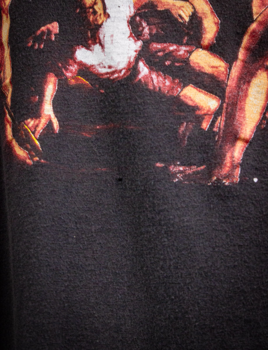 Vintage Skid Row Slave to the Grind Concert T Shirt 1991 Black Medium