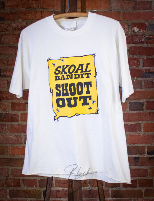 Vintage Skoal Bandit Shootout Graphic T Shirt 90s White XL
