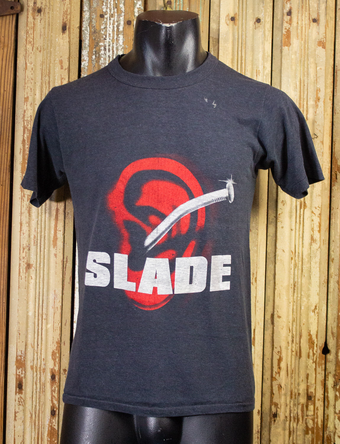 Vintage Slade Till Deaf Do Us Part Concert T Shirt 1981/82 Black Small