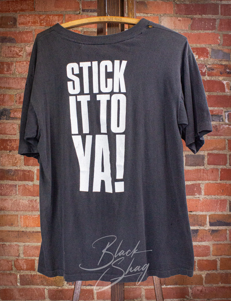 Vintage Slaughter Stick It To Ya! Concert T Shirt 1990 Large