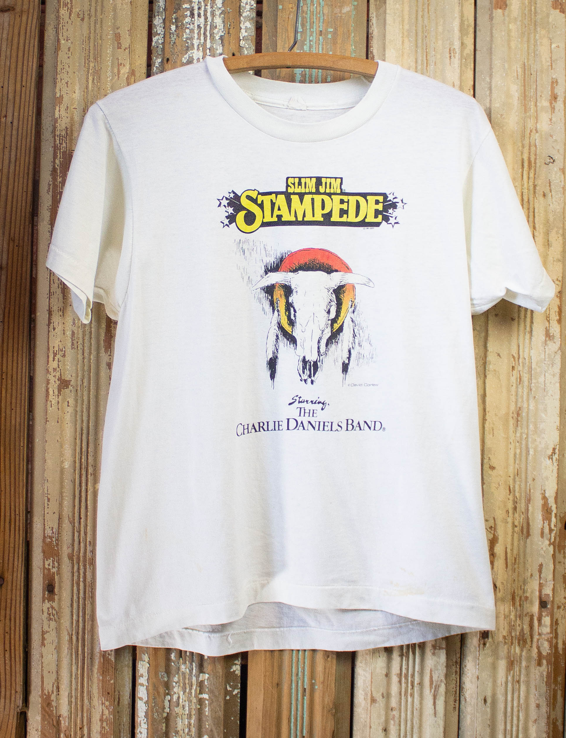 Vintage Slim Jim Stampede Concert T-Shirt 1987 M