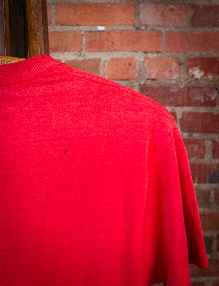 Vintage Smoky MTN Roundup Graphic T Shirt 80s Red S/M