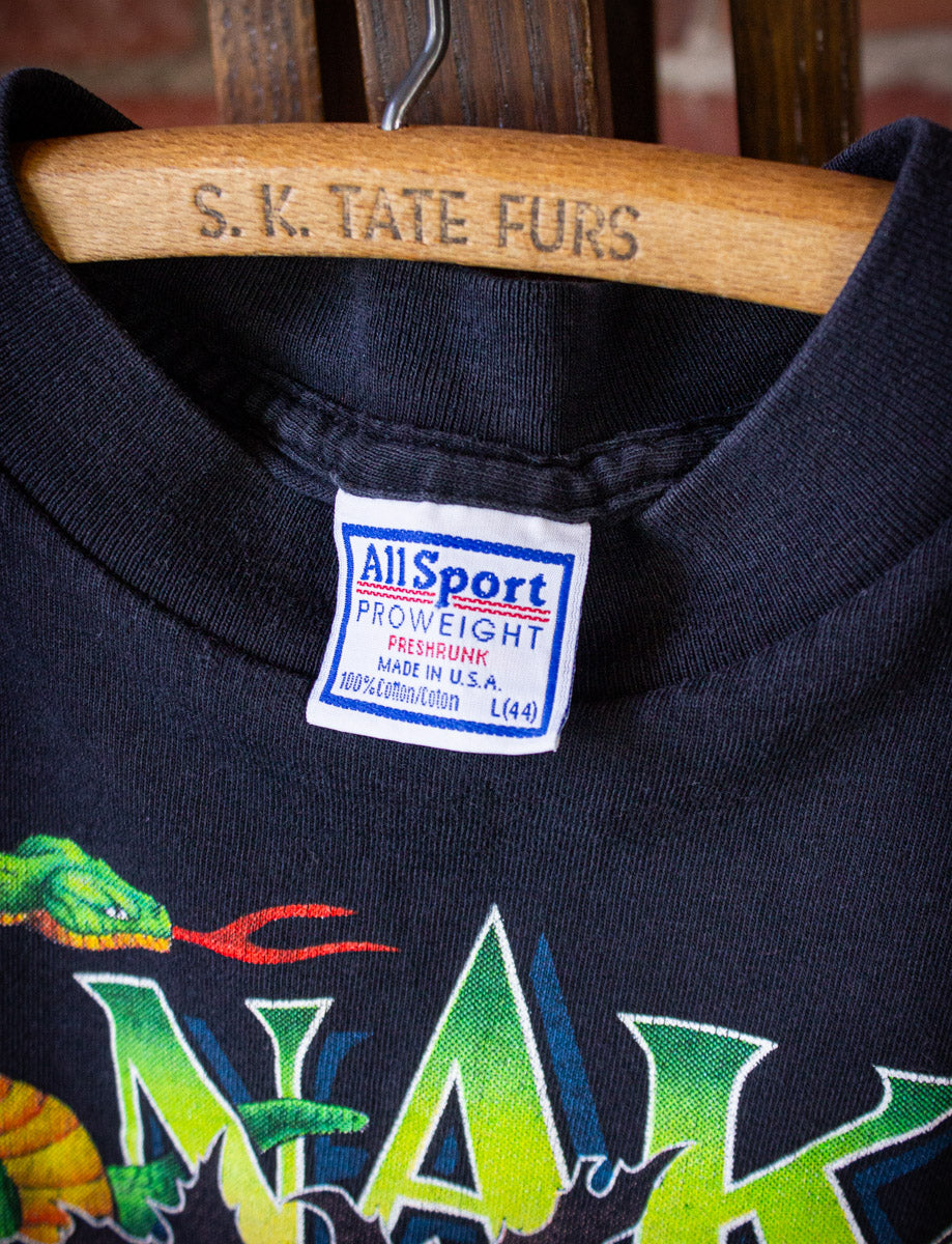 Vintage Snake Bite Monster Truck Graphic T Shirt 1993 Large