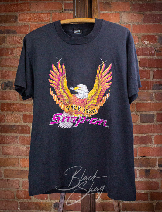 Vintage Snap On Tools Eagle Graphic T Shirt 90s Large