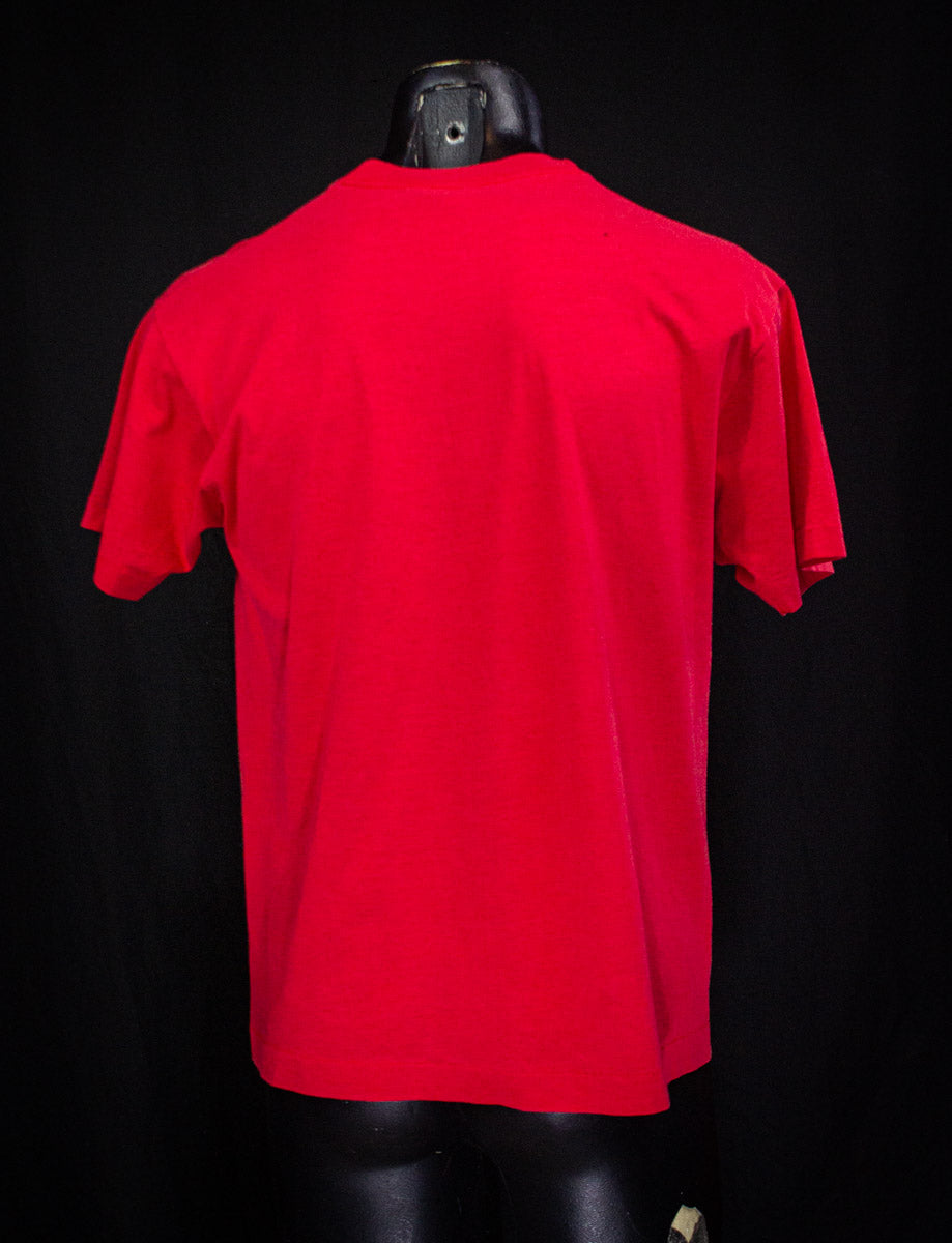 Vintage Social Distortion Concert T Shirt 80s Red Medium