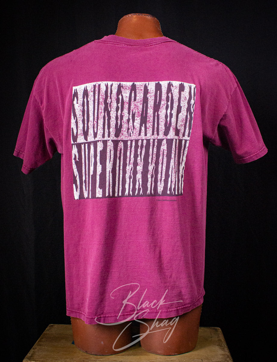Vintage Soundgarden Superunknown Concert T Shirt 1994 Burgundy XL