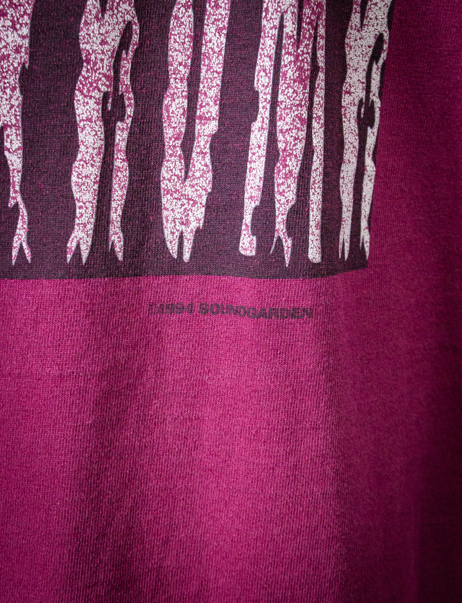 Vintage Soundgarden Superunknown Concert T Shirt 1994 Burgundy XL